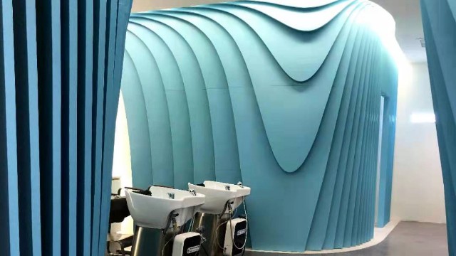 浦東世紀匯頭皮管理健發(fā)中心@異型鋁單板